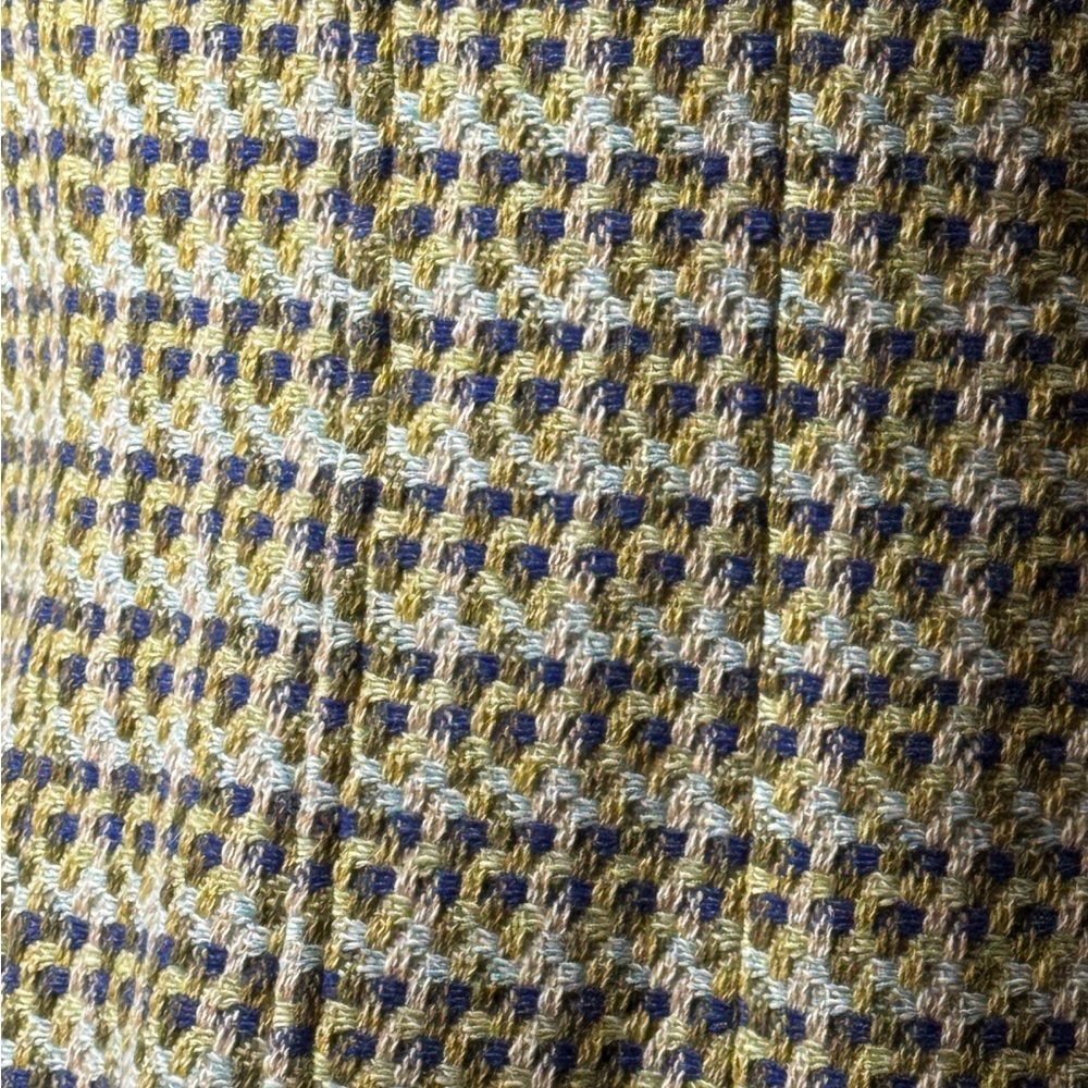 Talbots Tweed Blazer Jacket Green Blue Size 10P Classic Career Chic Textured - Picture 11 of 16